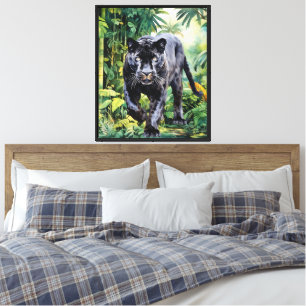 Cool black Panther lovers Canvas Print