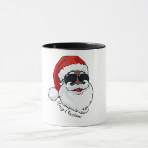 Cool Black Santa Classic Mug