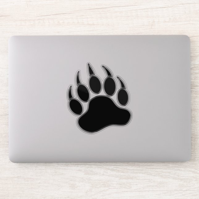 Cool Black Silver Paw (Computer)