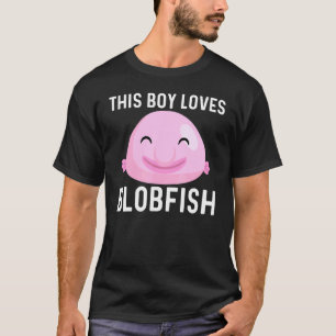 Cool Blobfish Design For Boy Kids Fishermen Fish S T-Shirt