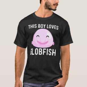 Cool Blobfish Design For Boy Kids Fishermen Fish S T-Shirt