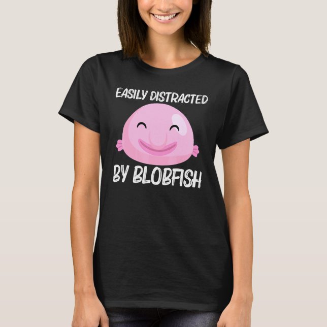 Cool Blobfish Design For Men Women Fishermen Fish  T-Shirt (Front)