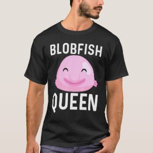 Cool Blobfish Design For Women Mum Fishermen Fish T-Shirt