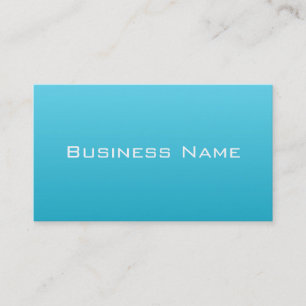 Cool Blue Business Card