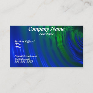 Cool blue card