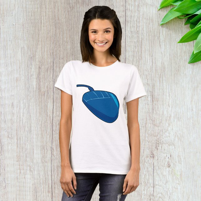 Cool Blue Computer Mouse Tech T-Shirt (Creator Uploaded)
