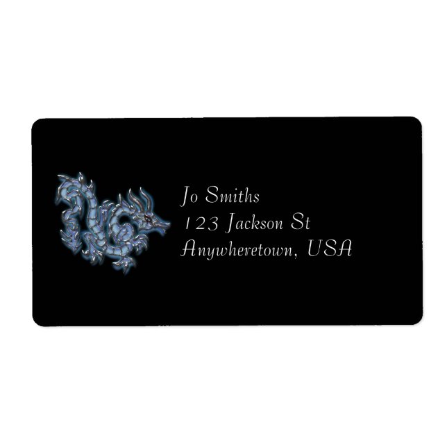 Cool blue dragon (Front)