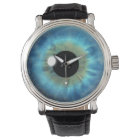 Cool Blue Eye Iris Eyeball Custom Wrist Watch