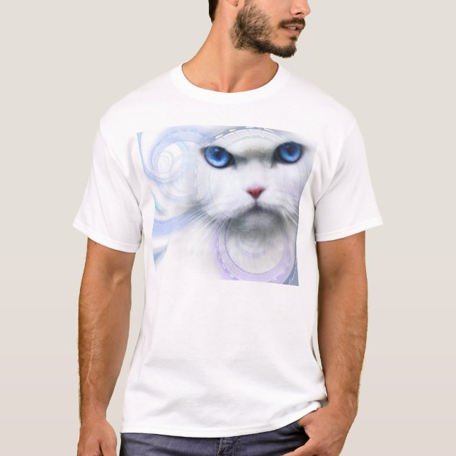 cool blue eyed cat vote 2016 T-Shirt (Front)