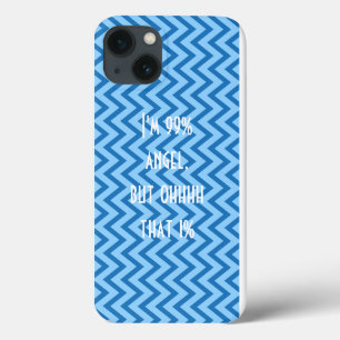 Cool Blue Fanny iPhone 13 Case