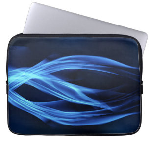 Cool Blue Fire Laptop Sleeve