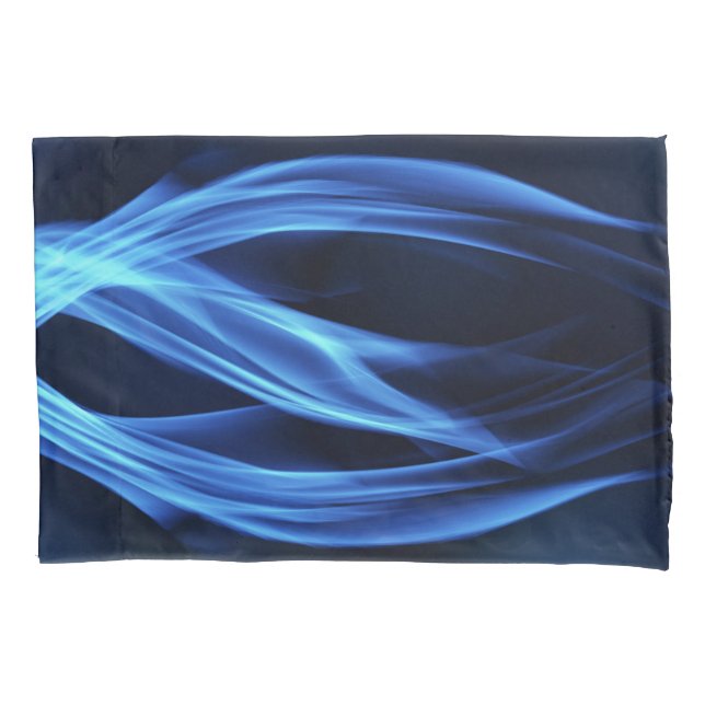 Cool Blue Fire Pillowcase (Front)
