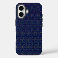 Cool Blue Geometric Squares iPhone / iPad case