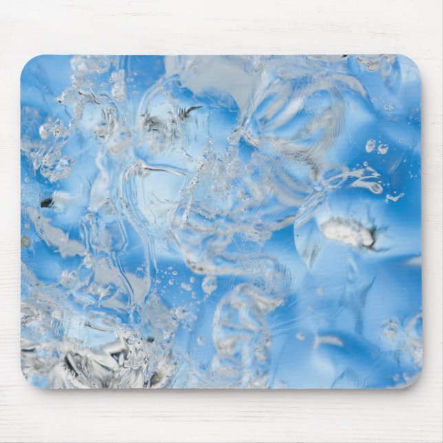 Cool Blue Iceberg Mouse Mat (Front)