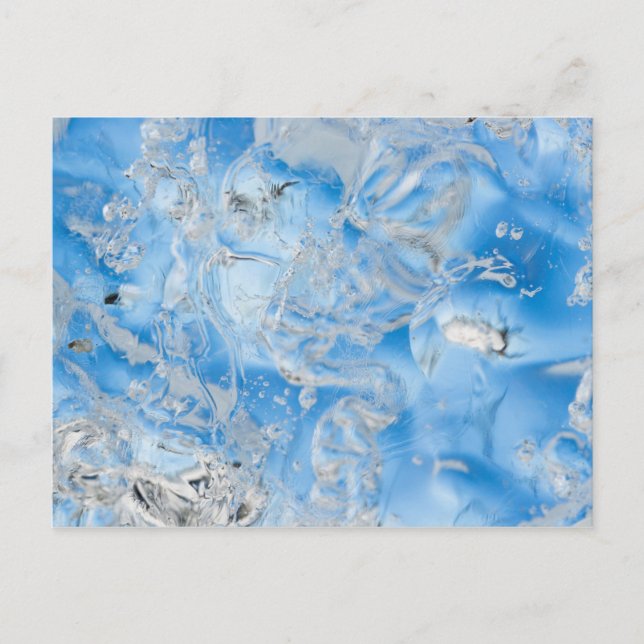 Cool Blue Iceberg Postcard (Front)