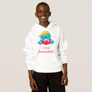 Cool Blue Monster I love Homeschool