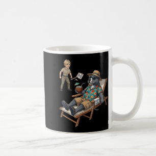 Cool Blue Nose American Bully Beach Vacation Dogs Coffee Mug