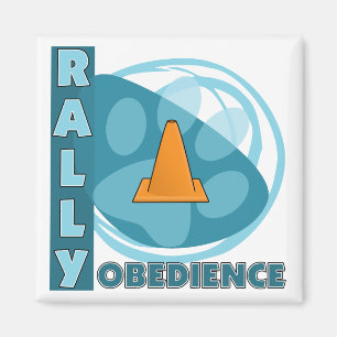 Cool Blue Rally Obedience Magnet