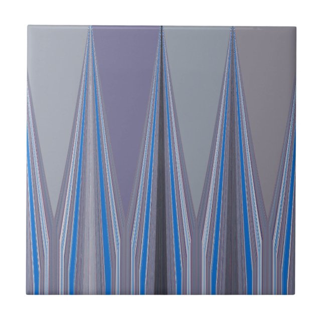 Cool Blue Seamless Design Tile (Front)