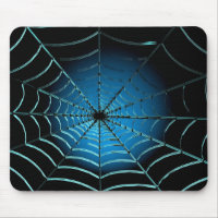 Cool Blue Spider Web