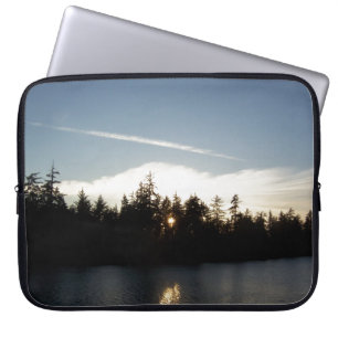 Cool Blue Sunset Laptop Sleeve
