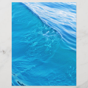 Cool blue water wave