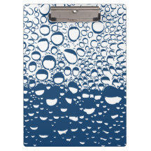 Cool Blue White Water Art Work Pattern
