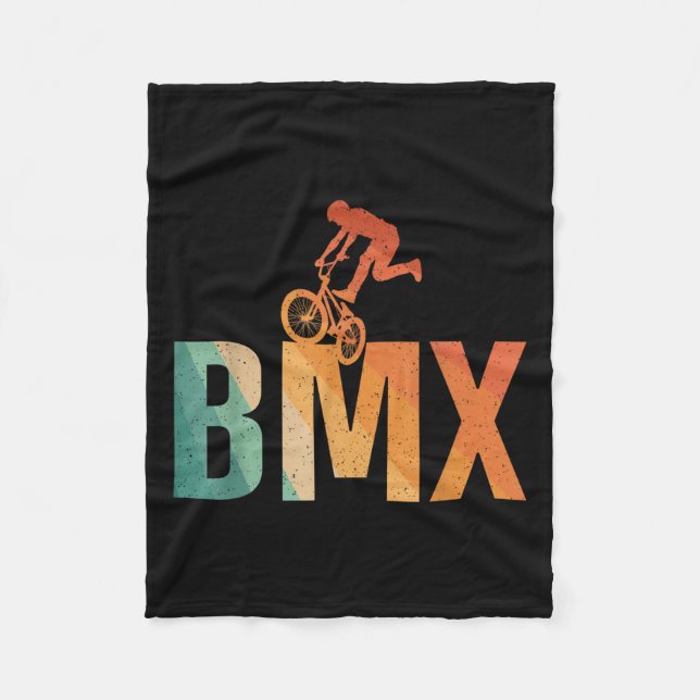 Cool Bmx Design For Men Women Boys Bmx Rider Off R Fleece Blanket (Front)