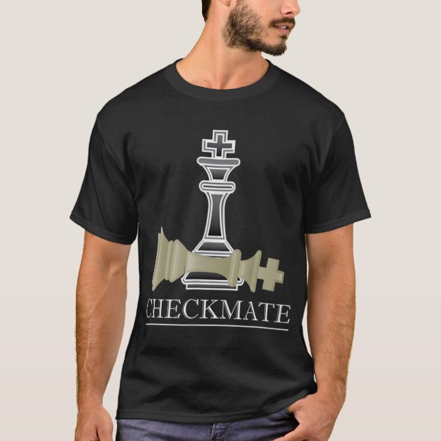 Cool Board Game s - Checkmate Chess T-Shirt (Front)