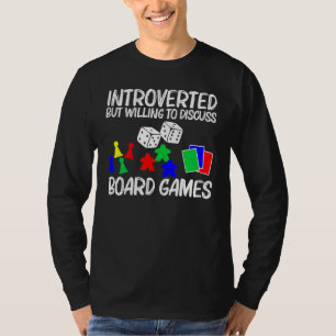 Cool Board Games Art For Men Women Meeple Card Che T-Shirt