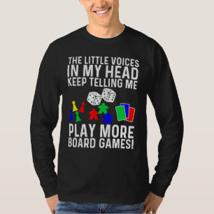 Cool Board Games Art For Men Women Meeple Card Che T-Shirt