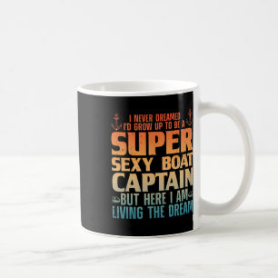 Cool Boat Captain For Men Women Sail Pontoon Boati Coffee Mug