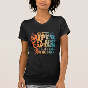 Cool Boat Captain For Men Women Sail Pontoon Boati T-Shirt