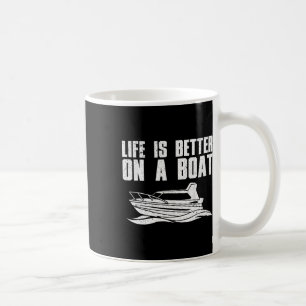 Cool Boating For Men Women Boat Captain Pontoon Ya Coffee Mug