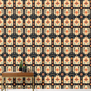 Cool Boho Southwestern pattern tiled  Wallpaper