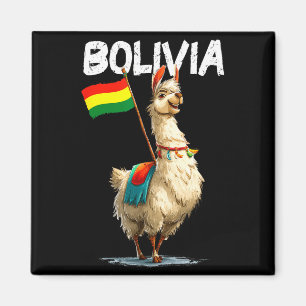 Cool Bolivian Llama Costume For Bolivia Lovers  Magnet
