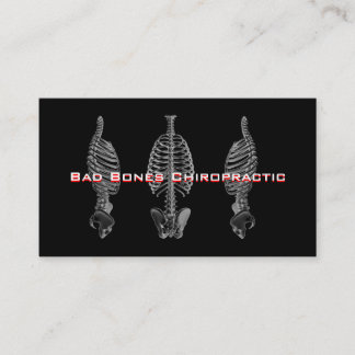 Cool Bones XRay Chiropractor Business Cards