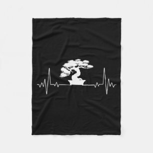 Cool Bonsai Art For Men Women Pruning Japanese Bon Fleece Blanket