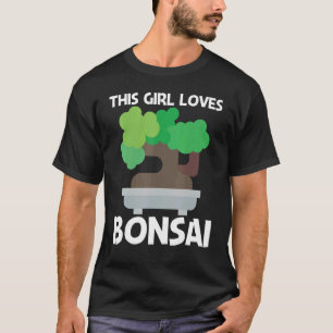 Cool Bonsai For Girls Kids Tree Plant Garden 1 T-Shirt