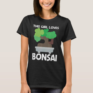 Cool Bonsai For Girls Kids Tree Plant Garden 1 T-Shirt