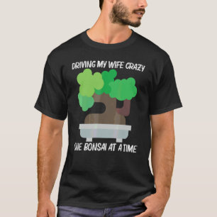 Cool Bonsai For Men Dad Boys Tree Plant Garden T-Shirt