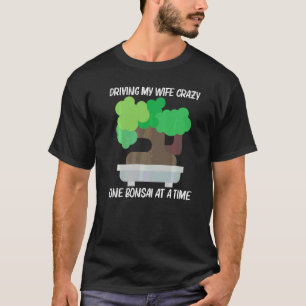 Cool Bonsai For Men Dad Boys Tree Plant Garden T-Shirt