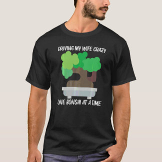 Cool Bonsai For Men Dad Boys Tree Plant Garden T-Shirt