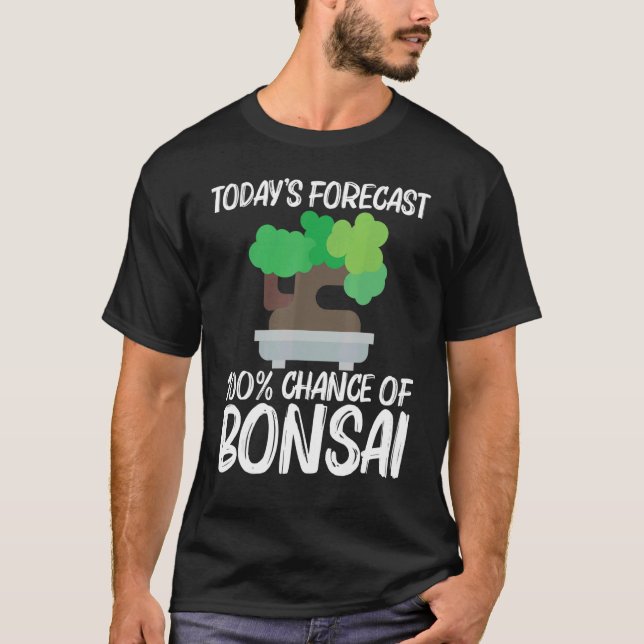 Cool Bonsai For Men Women Tree Plant Garden  1 T-Shirt (Front)