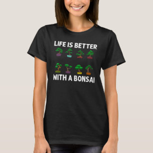 Cool Bonsai Tree For Men Women Plant Lady Japanese T-Shirt