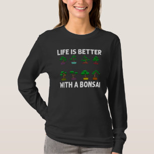 Cool Bonsai Tree For Men Women Plant Lady Japanese T-Shirt