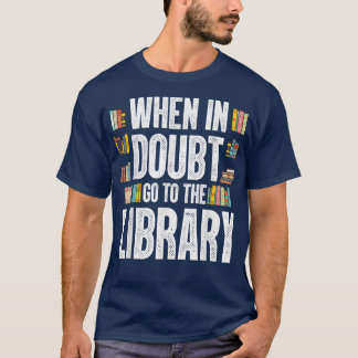Cool Book Reader Men Women Library Themed Bookworm T-Shirt