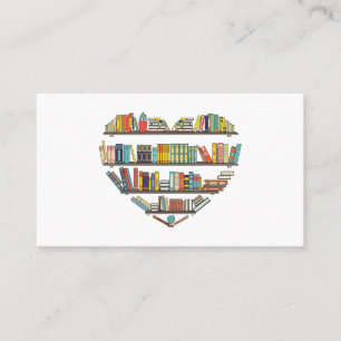 Cool Books Reading Men Women Book Lover Literacy L Business Card