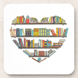 Cool Books Reading Men Women Book Lover Literacy L Coaster
