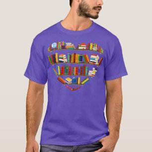 Cool Books Reading Men Women Book Lover Literacy L T-Shirt